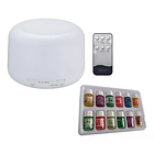 Humidificador Ultrasonico Aire Difusor 500ml + Pack De Esencias 1