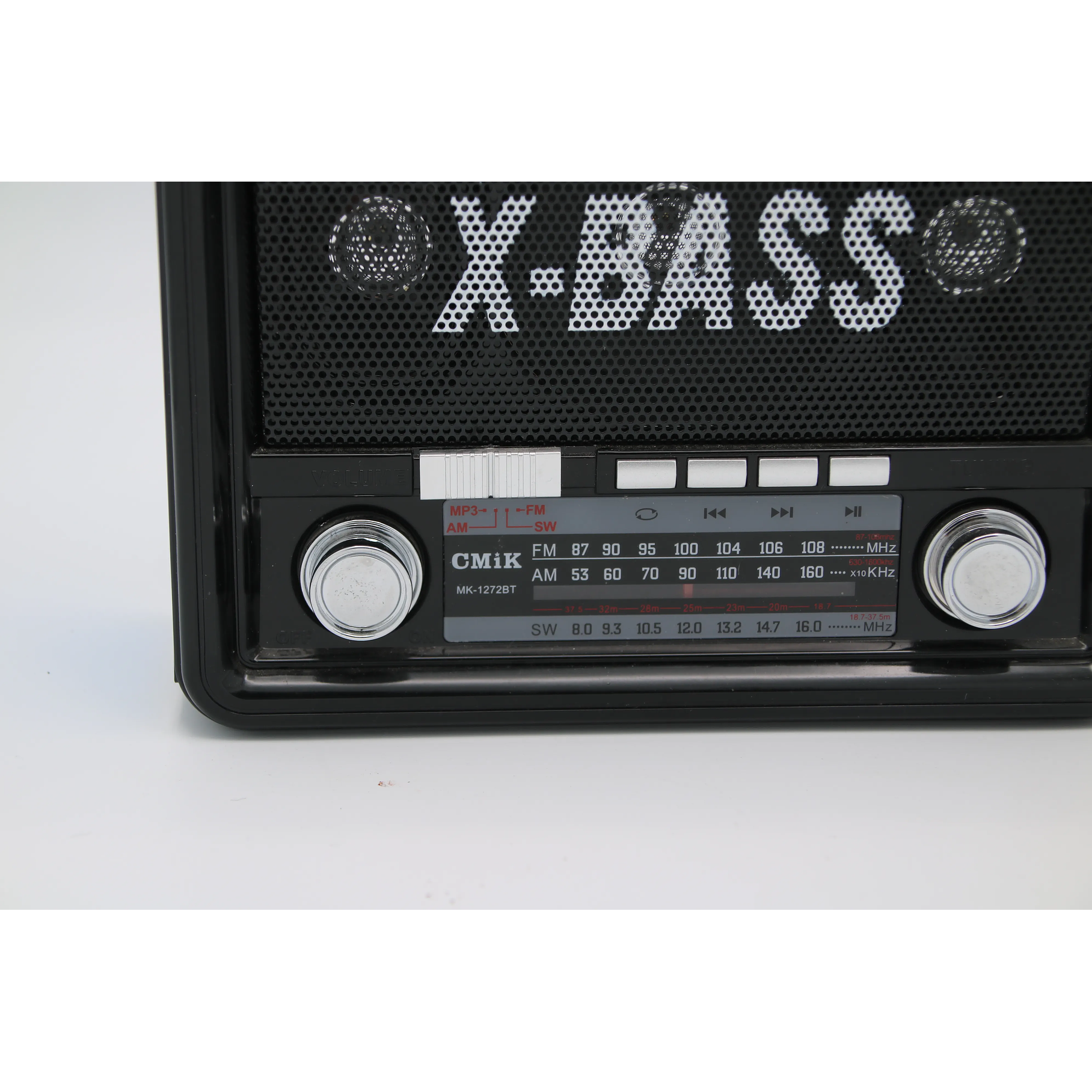  Radio Portatil Am Fm Bluetooth Micro Sd Luz Led De Antorcha 4