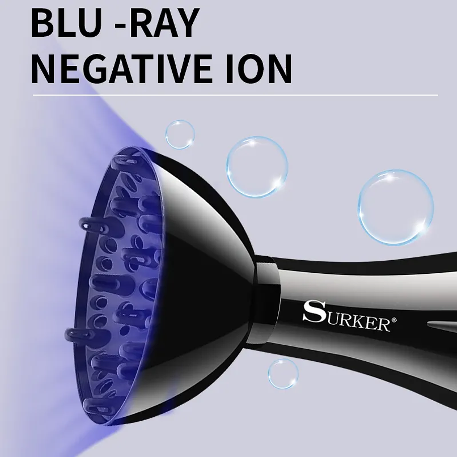 Secador De Pelo 3000w Uso Profesional Surker 4