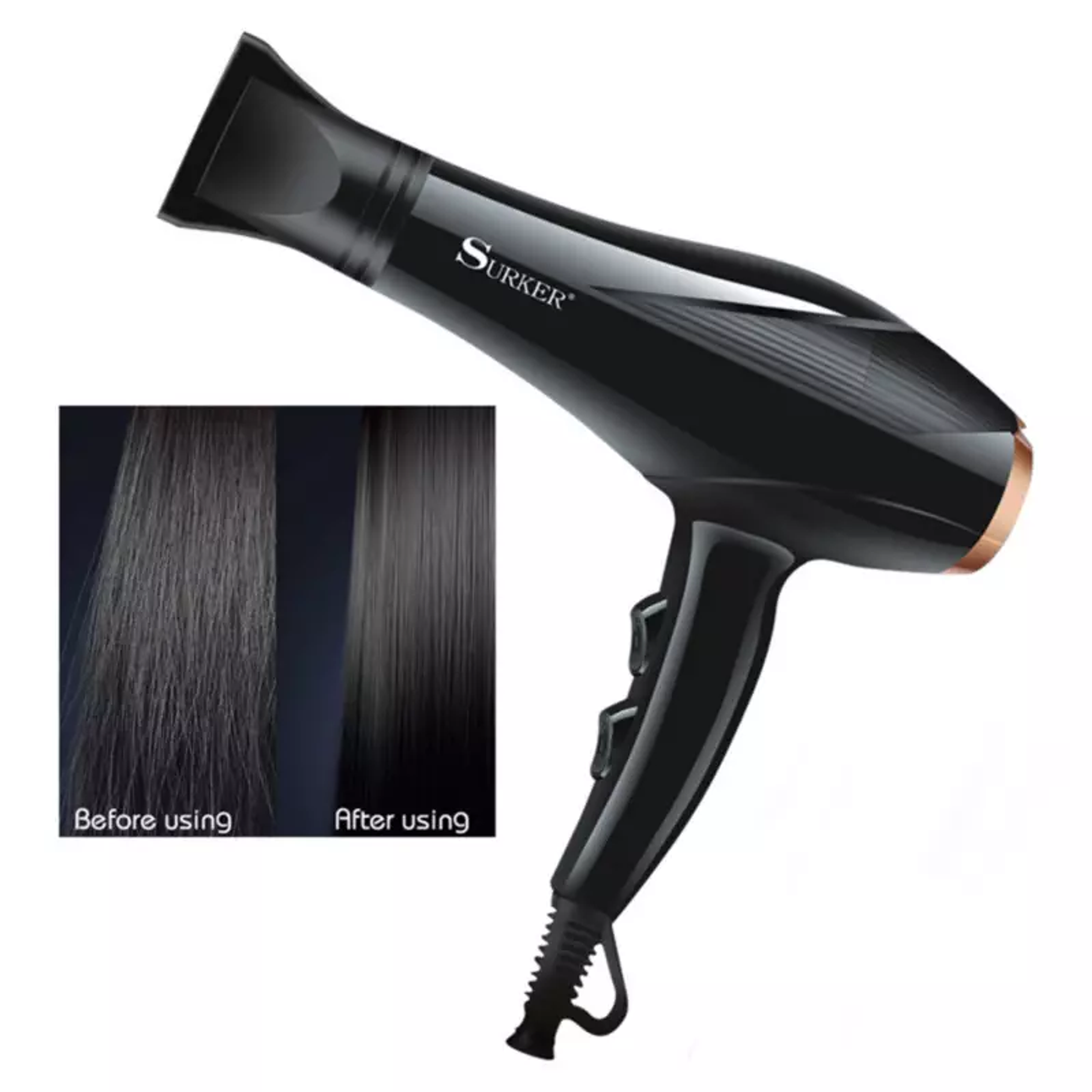 Secador De Pelo Con Boquilla Y Peine  1