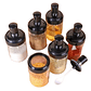 Set 6 Especieros Condimentos Giratorio 360 Especiero Cocina Color Negro - Miniatura 2