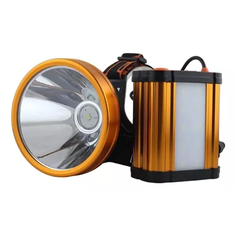 Foco Linterna Frontal De Caza Minero Largo Alcance Led Color de la luz Blanco 1