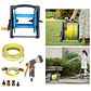 Manguera Retráctil Carrete Y Pulverizador Accesorios Jardín Color Negro - Miniatura 2