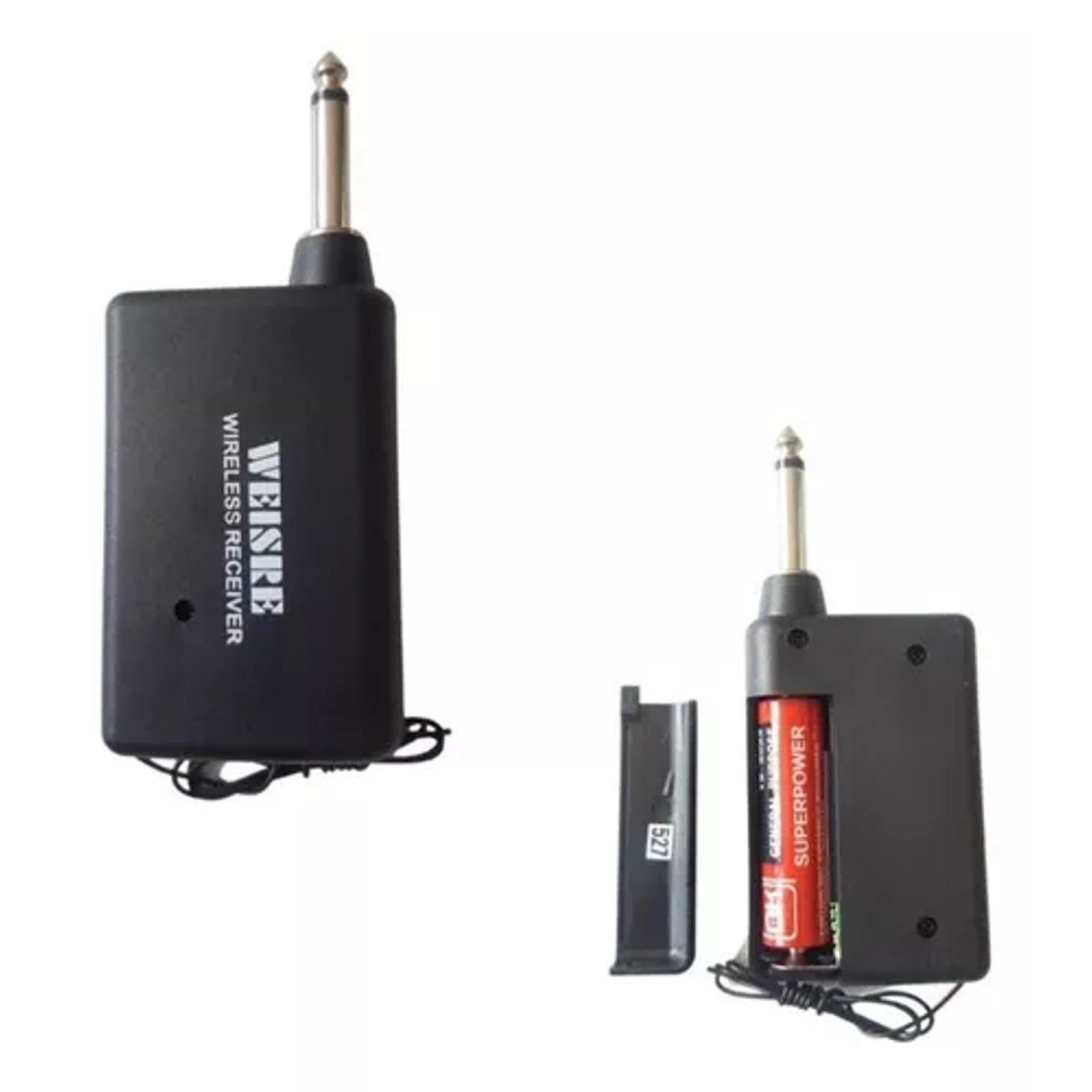 Micrófono Inalámbrico Alámbrico Estuche + Pilas Weisre 2