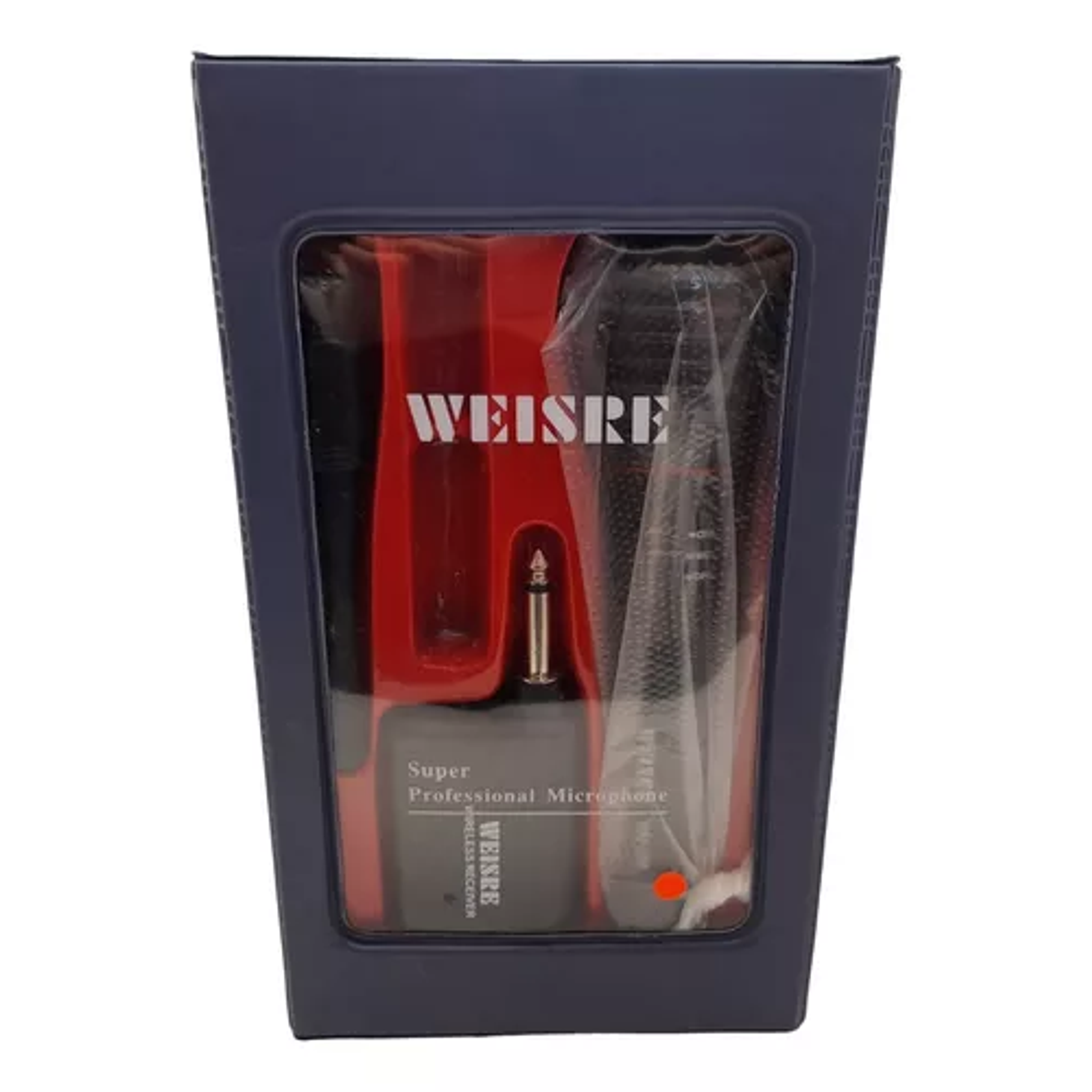 Micrófono Inalámbrico Alámbrico Estuche + Pilas Weisre 4