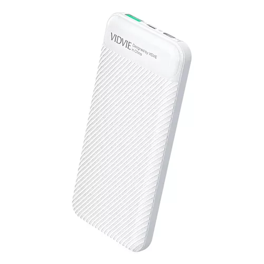 Cargador Portátil Power Bank Vidvie 10000mah 18w Pb760 Color Blanco 4