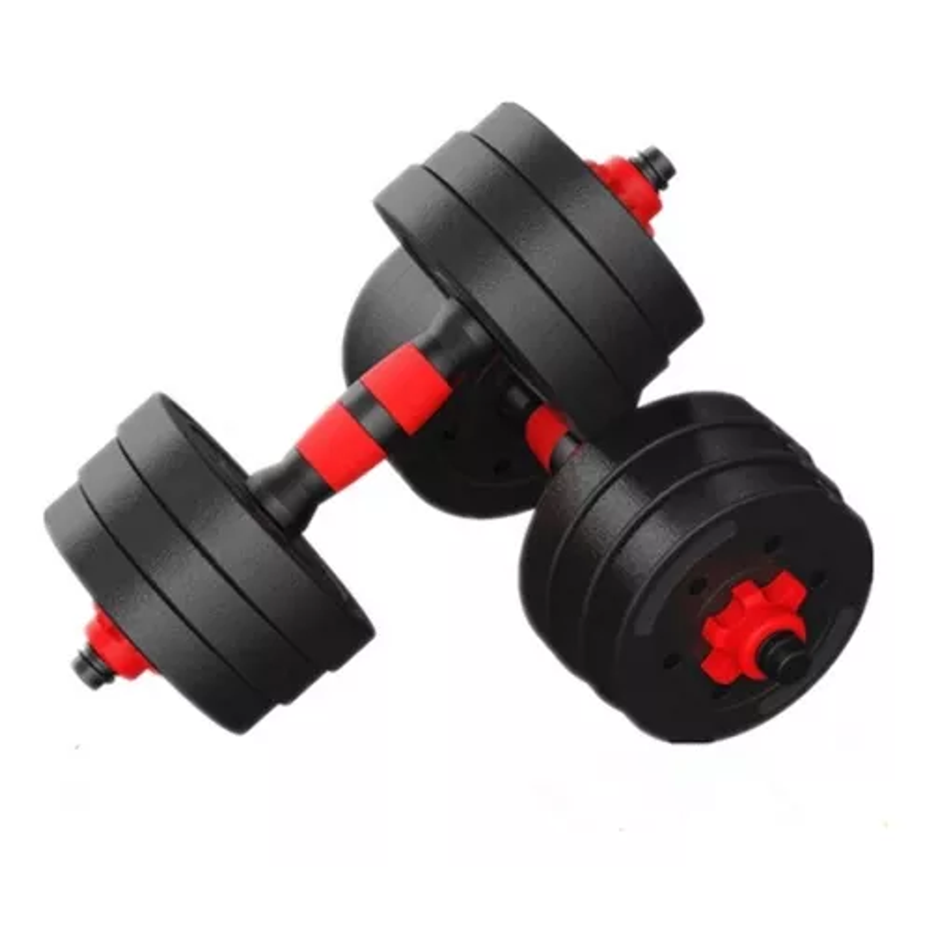 Set Mancuernas Y Barra Unibles 40kg Fitness Pesas Ajustables 3
