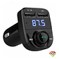 Receptor Bluetooth Autos Transmisor Fm Mp3 Carga Carro Full - Miniatura 2