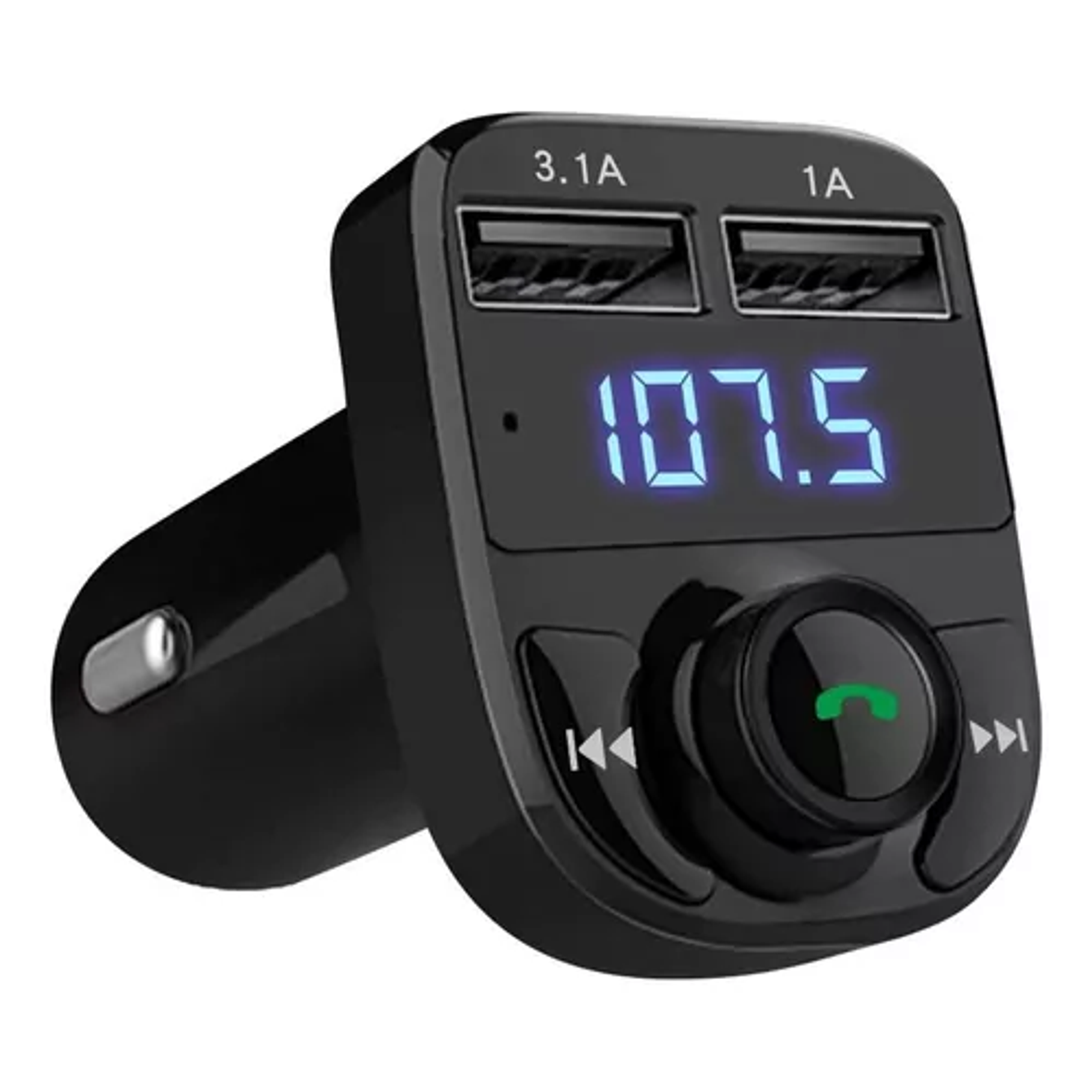 Receptor Bluetooth Autos Transmisor Fm Mp3 Carga Carro Full 1