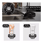 Enjuagadora De Vasos De Vidrio Para Taza, Jarra, Arandela 4