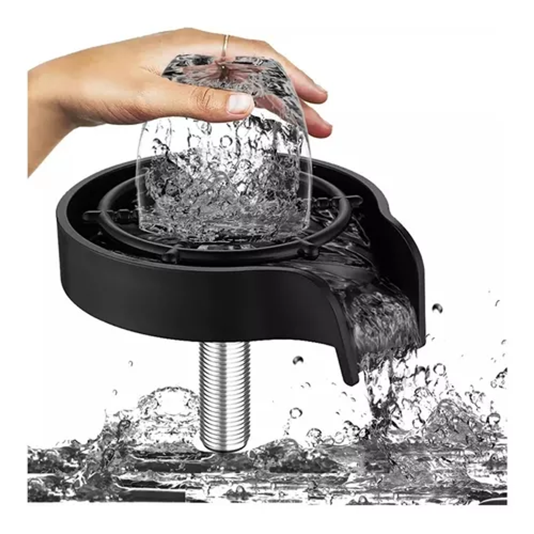 Enjuagadora De Vasos De Vidrio Para Taza, Jarra, Arandela 1