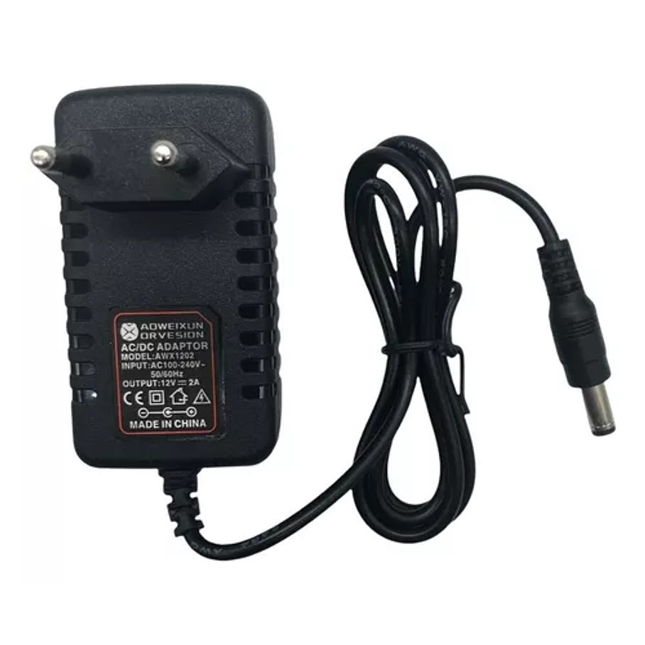 Fuente De Poder Adaptador Transformador Dc 12v 2a 5.5mm 2.1 2