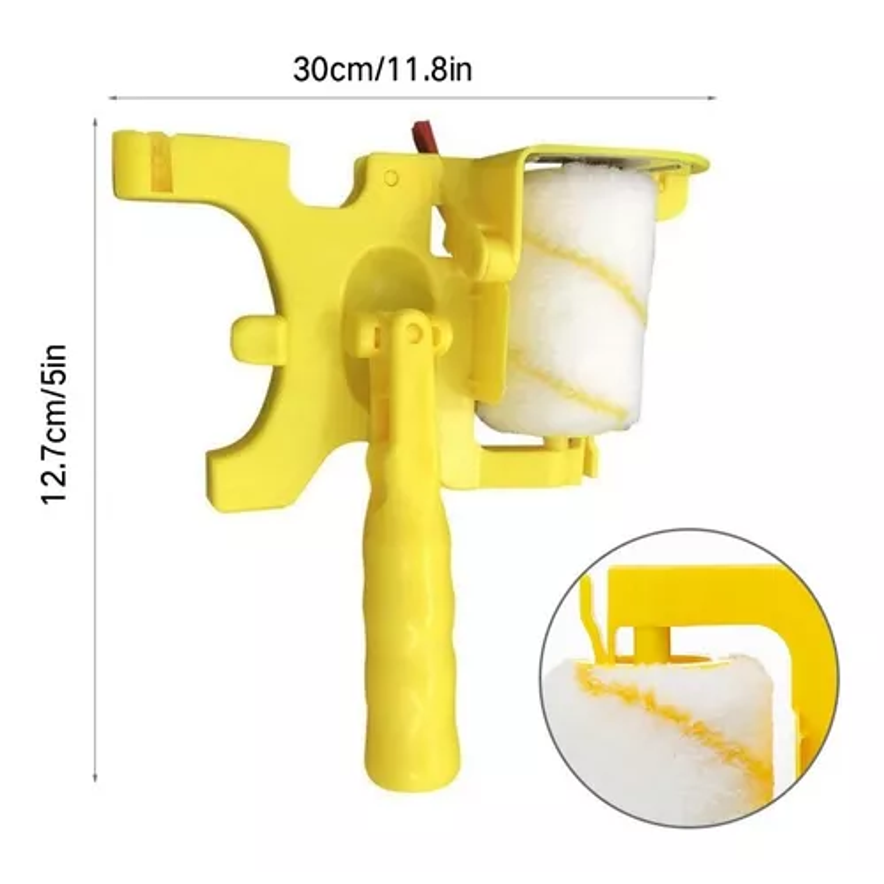 Rodillo De Pintura Profesional Cepillo De Corte Limpio 3