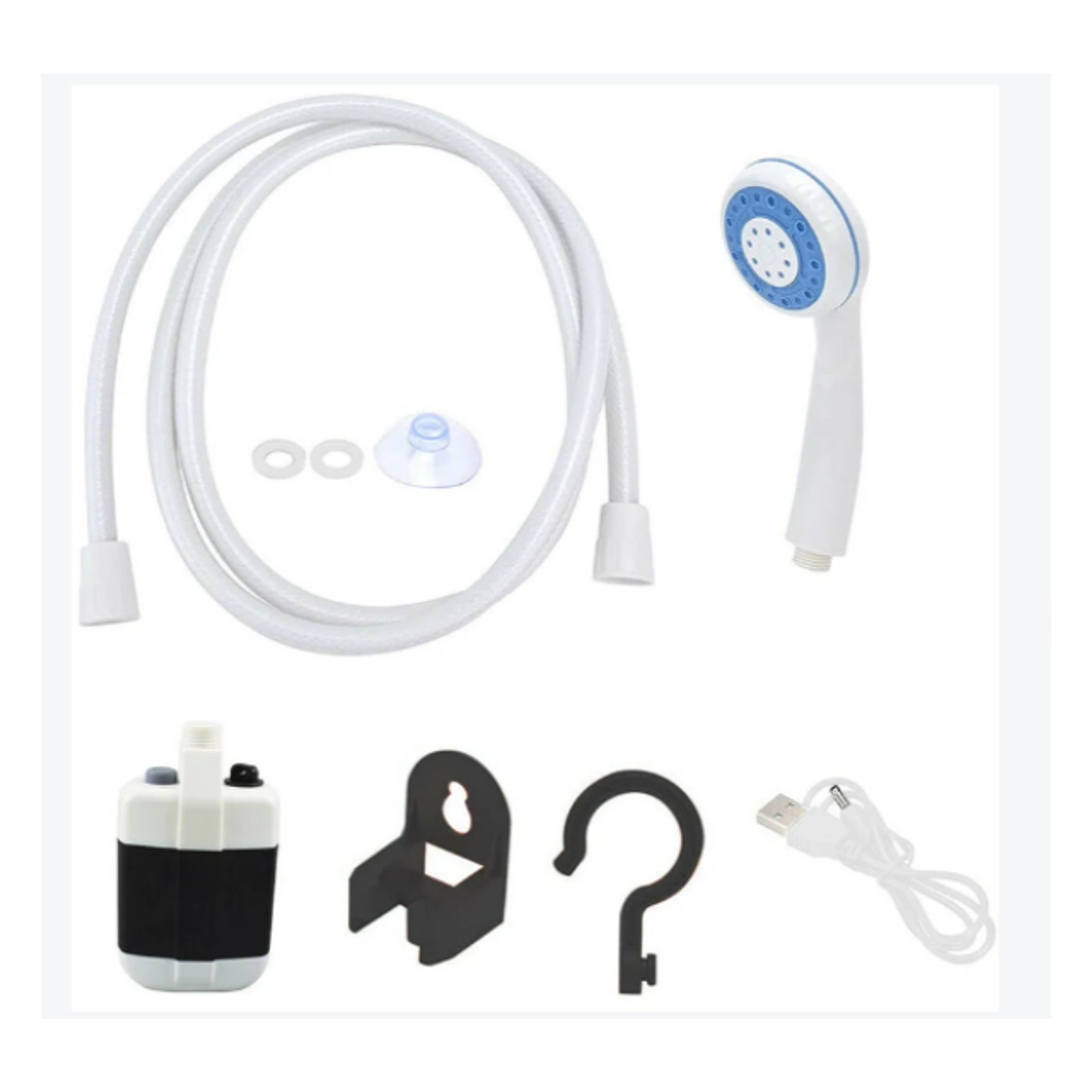 Ducha Portátil Para Camping Ducha Recargable Al Aire Libre 1
