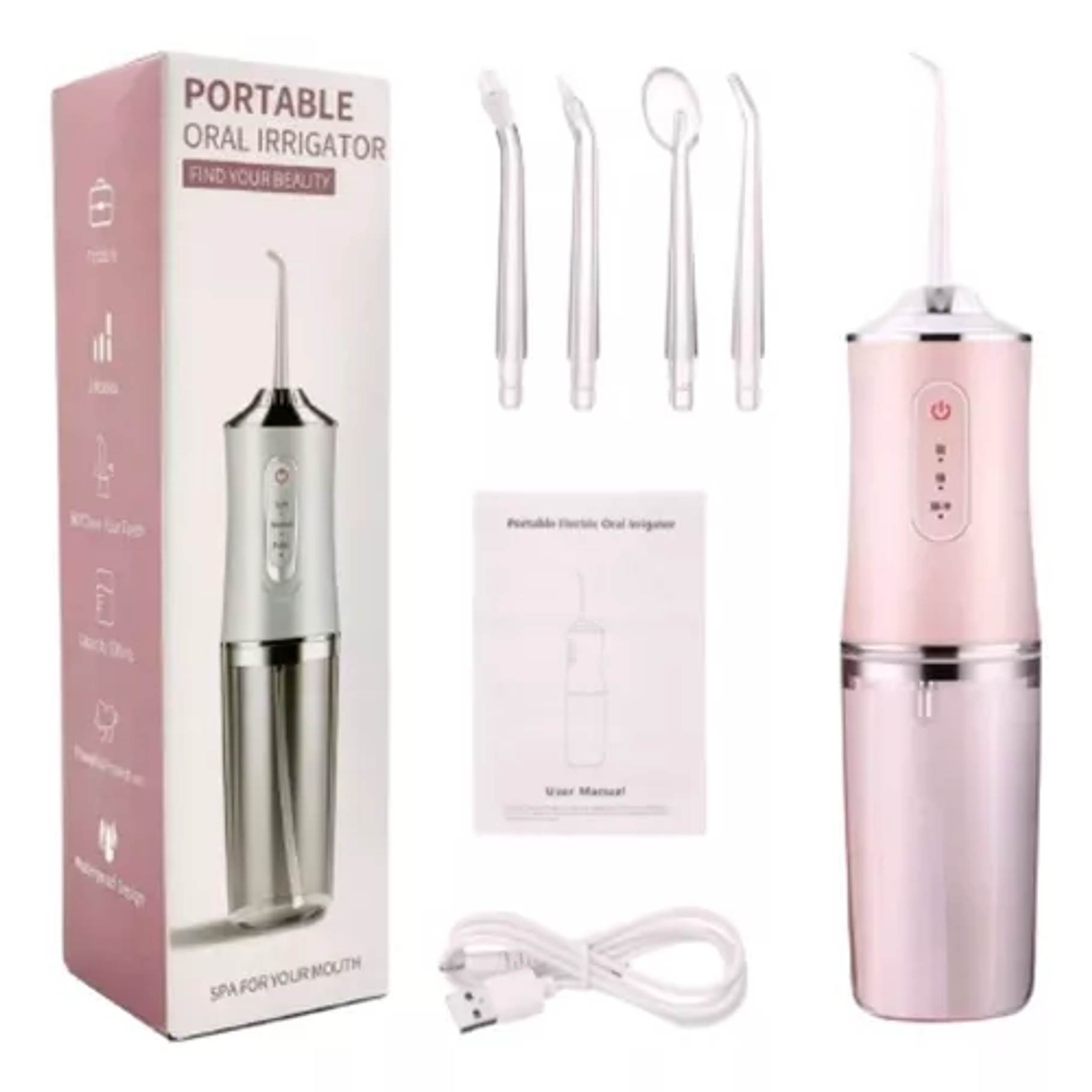 Irrigador Oral Portátil Con Chorro De Agua Para Limpieza De Higiene Bucal 3