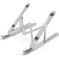 Soporte De Alumnio Notebook Portatil Color Plateado - Miniatura 1