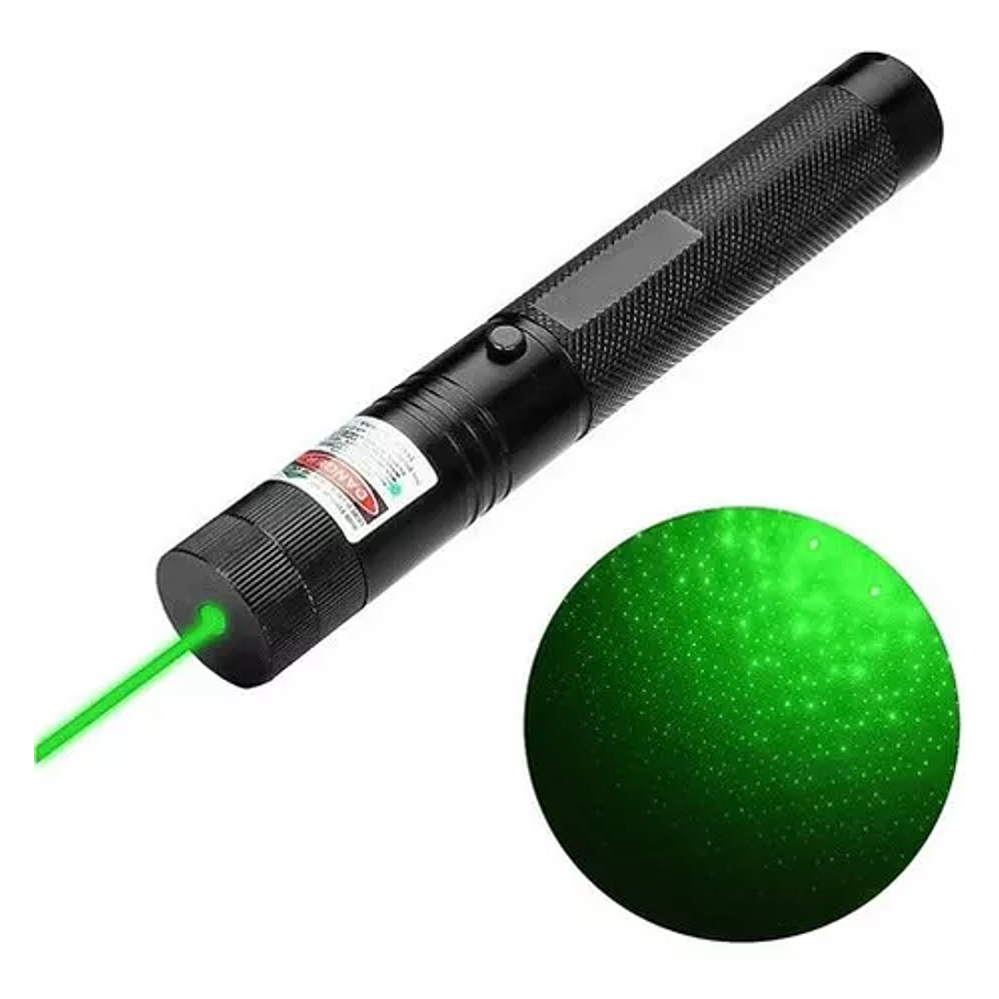 Puntero Laser Verde Super Potente Astronómico Haz De Luz 3
