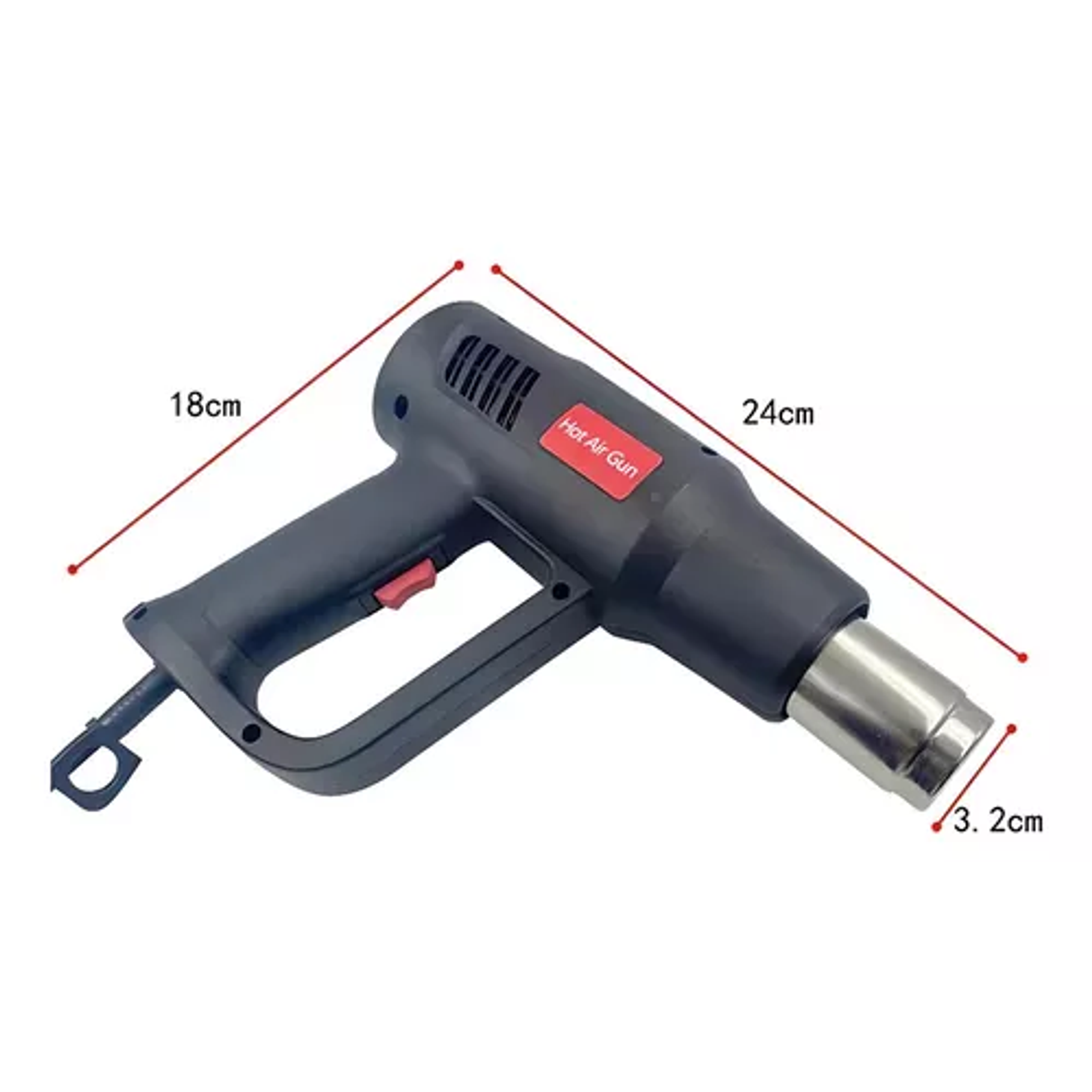 Pistola Calor 2000w Multifuncional Aire Caliente 85a-1 3