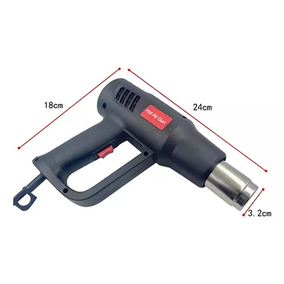 Pistola Calor 2000w Multifuncional Aire Caliente 85a-1 3