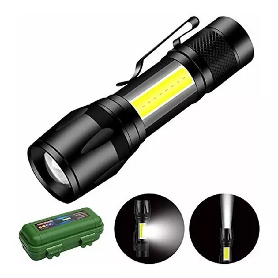 Mini Linterna Recargable Usb Wcd-511 De Alta Potencia 1