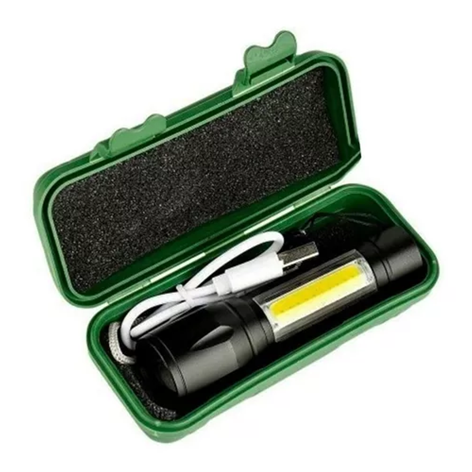 Mini Linterna Recargable Usb Wcd-511 De Alta Potencia 3