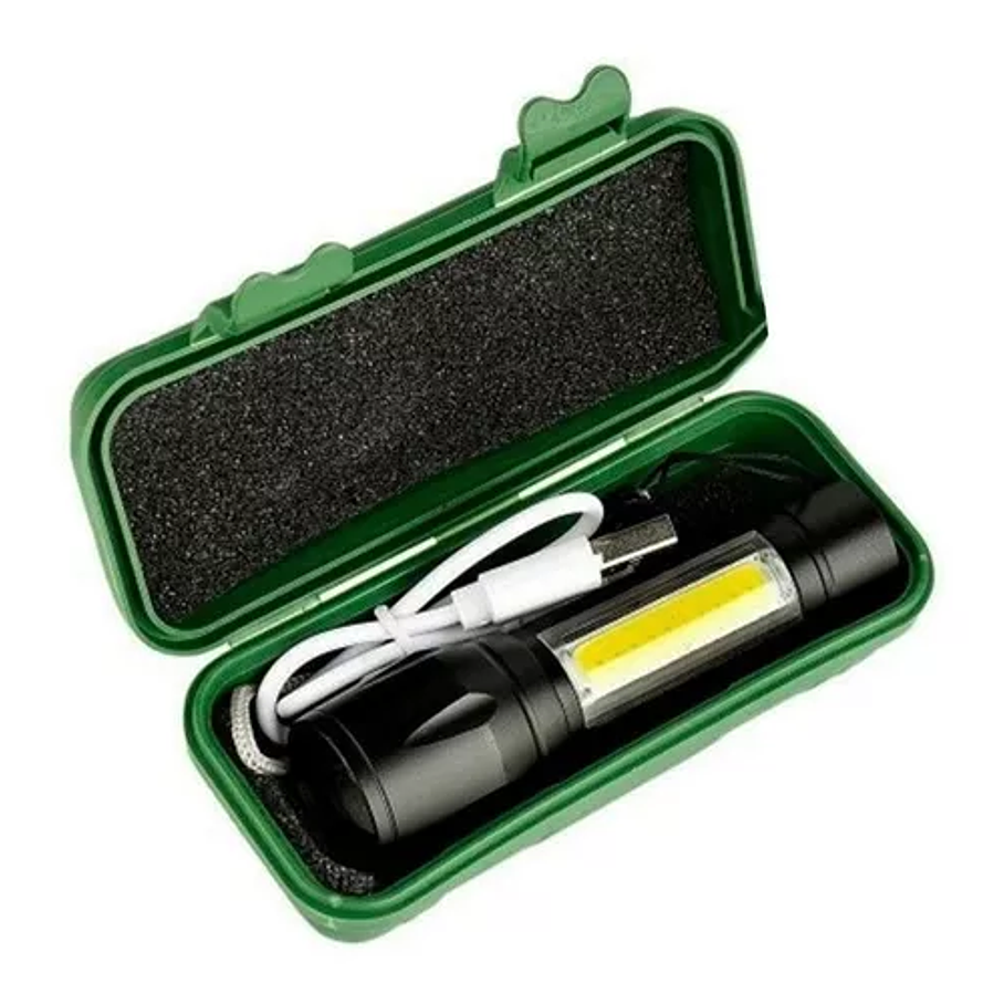 Mini Linterna Recargable Usb Wcd-511 De Alta Potencia 3