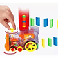 Tren Juguete Dominó Automático Juego Para Niños Y Niñas Personaje Tren Domino - Miniatura 3
