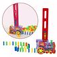Tren Juguete Dominó Automático Juego Para Niños Y Niñas Personaje Tren Domino - Miniatura 1