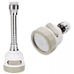 Adaptador Para Lavaplatos Antisalpicaduras, Ahorra Agua Color Blanco - Miniatura 2
