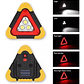 Luz Triángulo De Emergencia 3 Led Powerbank Carga Solar Usb - Miniatura 4