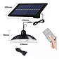 Lámpara Solar Colgante 4800 Mah Lámpara Solar De 2 Cabezales - Miniatura 2