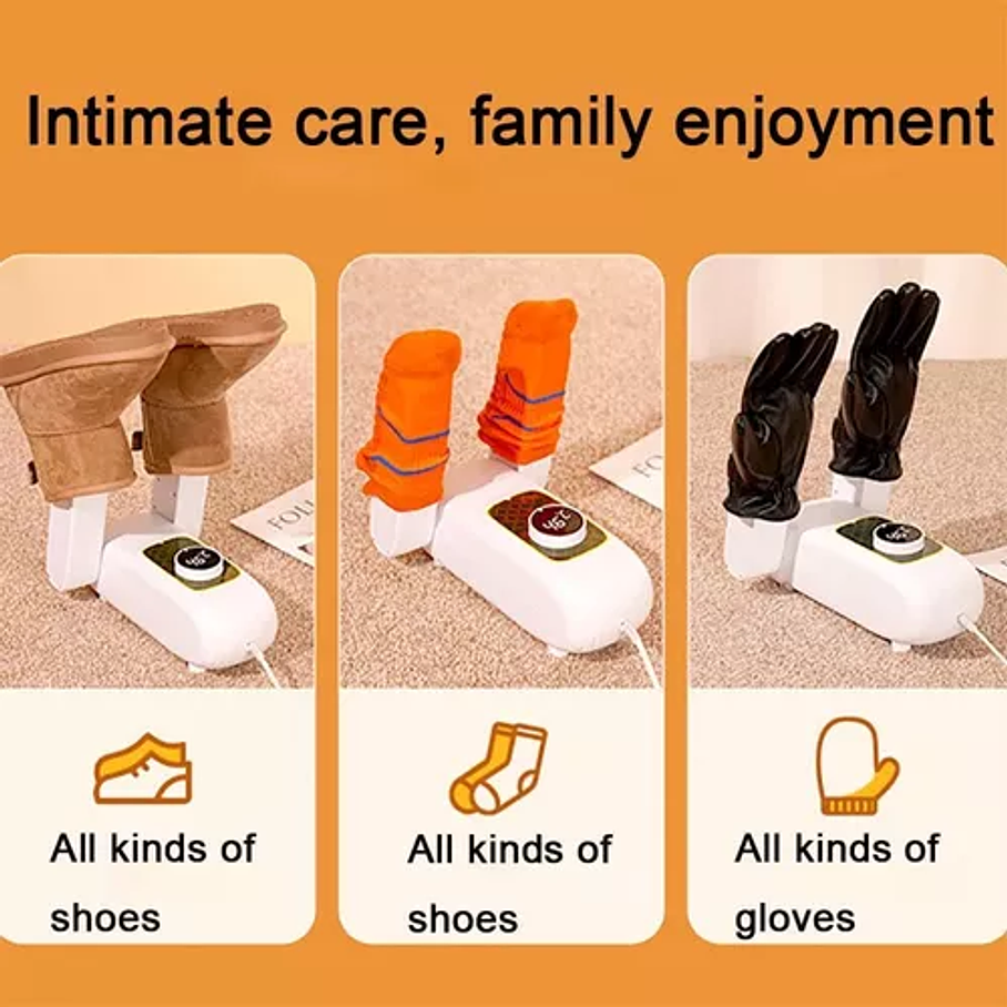 Secador De Zapatos Calentador Deshumificador Esteriliza Olor 5