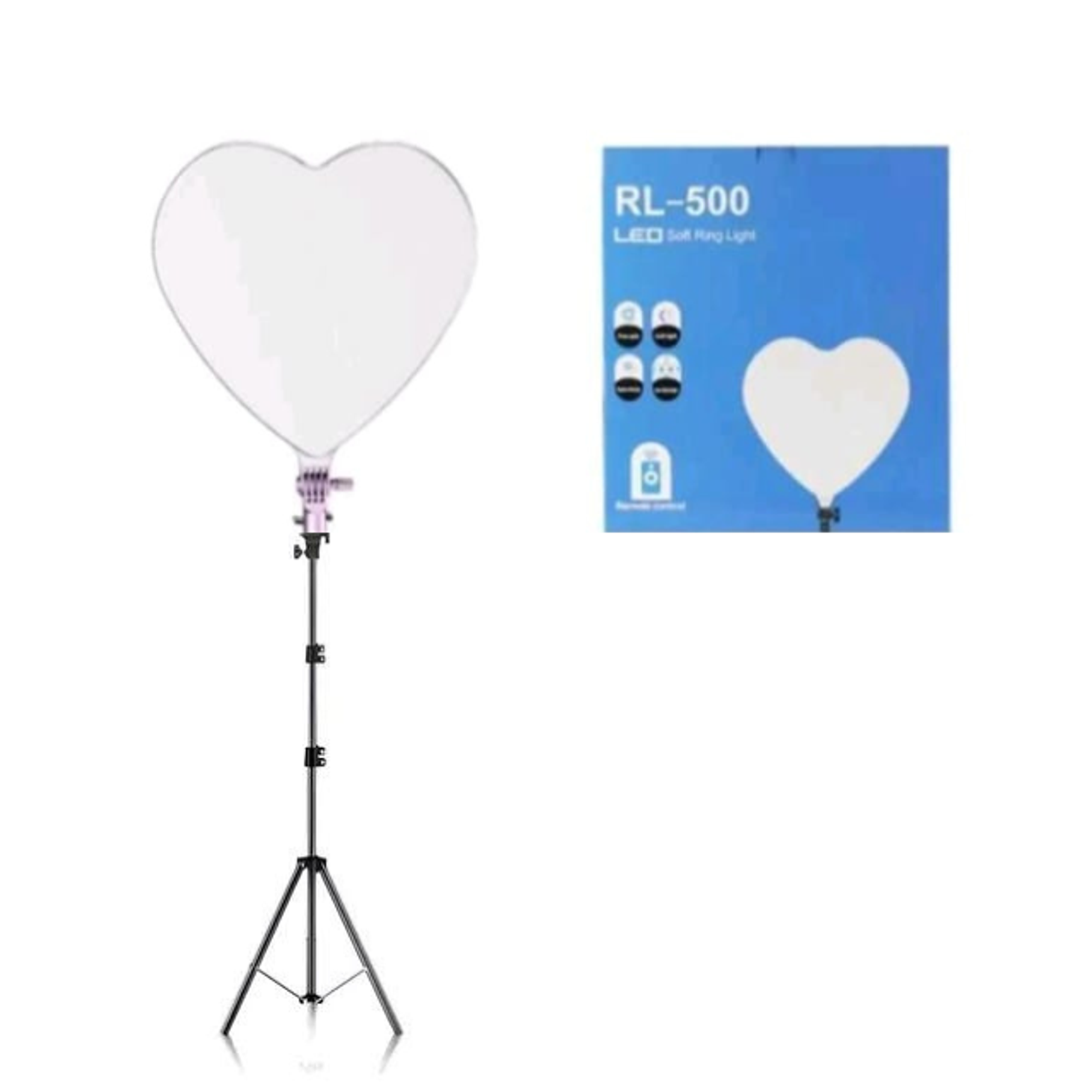 Corazon Led Luz Tripode 2.1mt Rl-500 Soft Light Control Spin 1