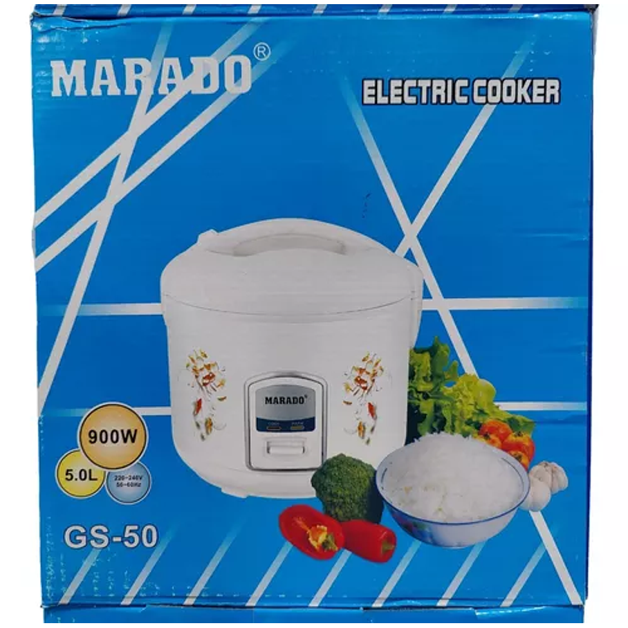 Arrocera Olla Eléctrica Multifuncional Marado 5lts 900w 220v Color Blanco 3