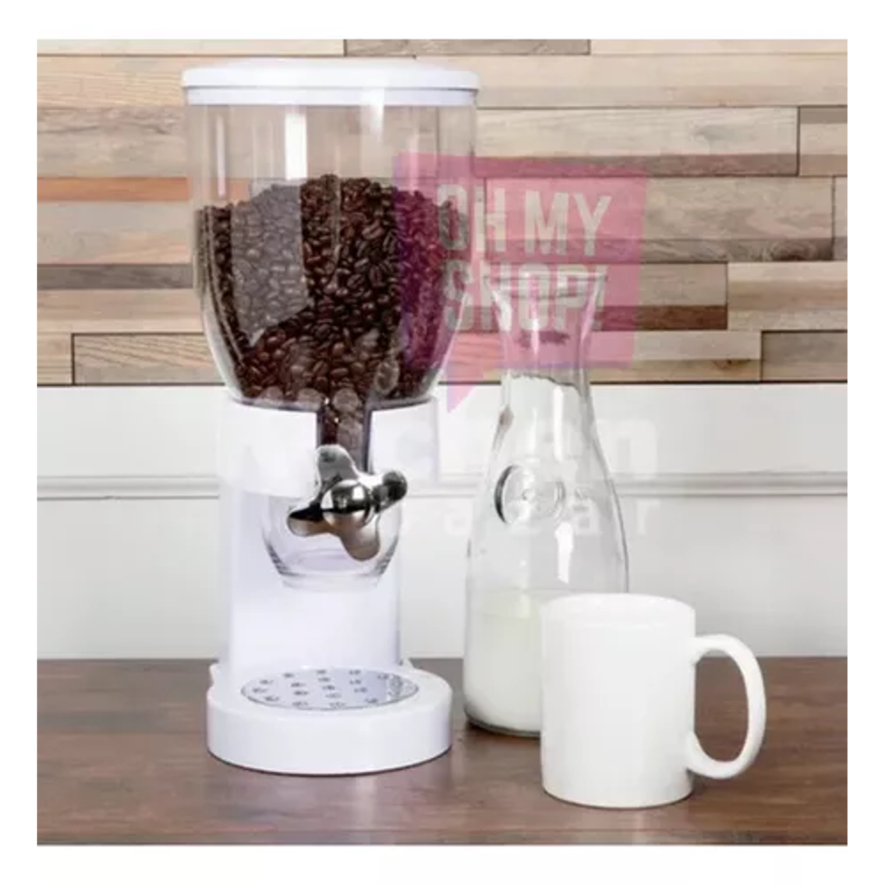 Dispensador De Cereal Simple De Mesa Alimentos Secos 5