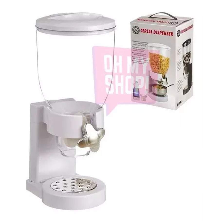 Dispensador De Cereal Simple De Mesa Alimentos Secos 3