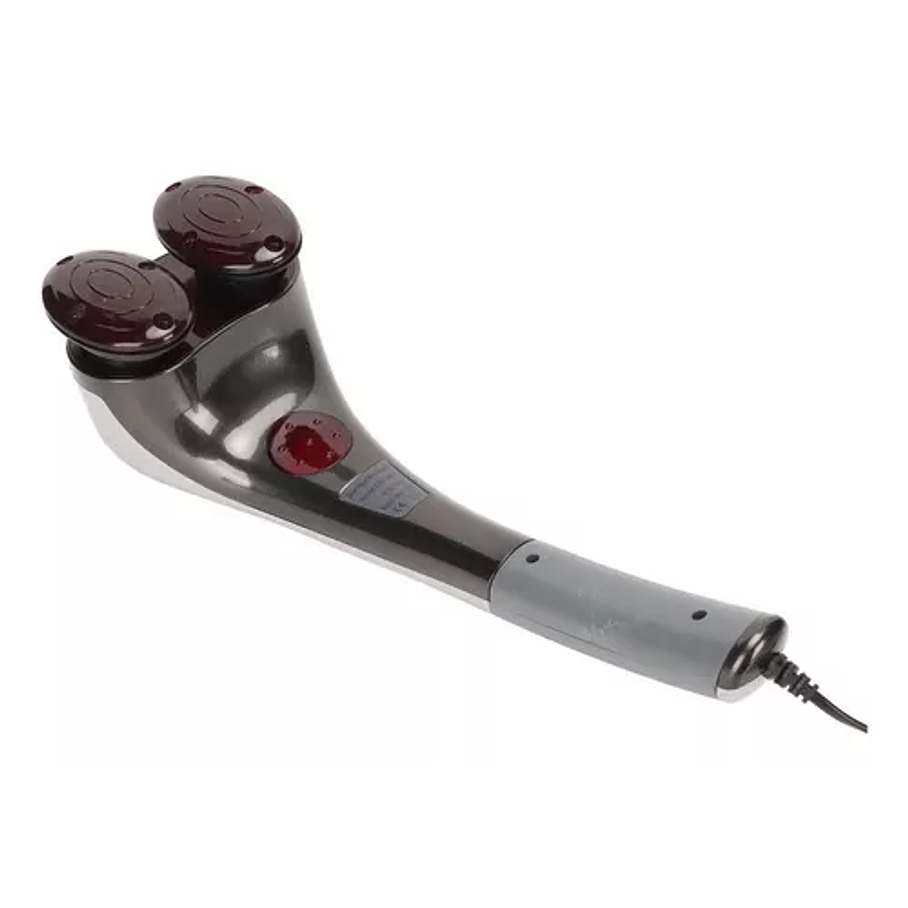 Masajeador Corporal Eléctrico Con Doble Cabezal Infrarrojo Color Gris 5
