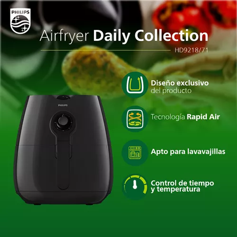 Freidora Aire Airfryer Philips Hd9218/51 Sin Aceite 5