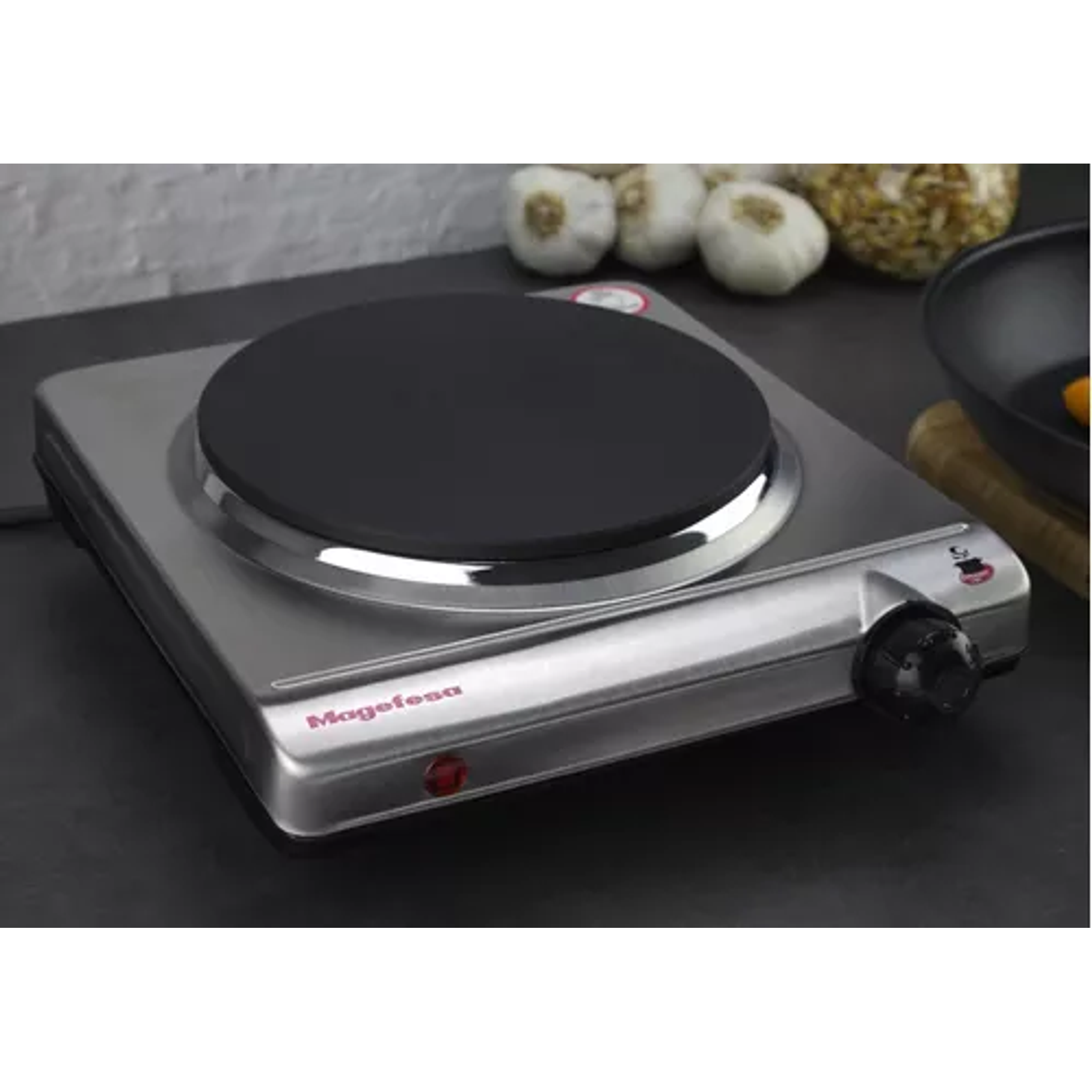 Encimera Eléctrica Magefesa Dinamic Inox - Mgf Plateada 4