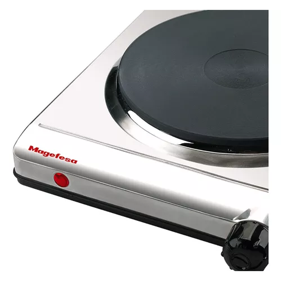 Encimera Eléctrica Magefesa Dinamic Inox - Mgf Plateada 3