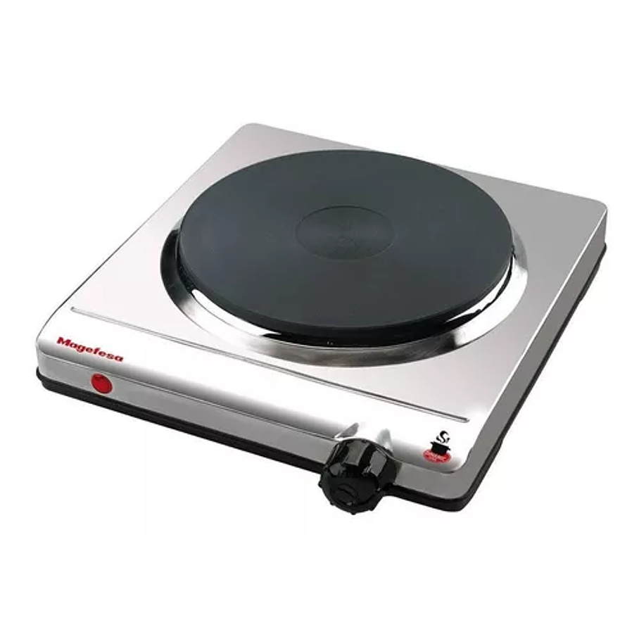 Encimera Eléctrica Magefesa Dinamic Inox - Mgf Plateada 1