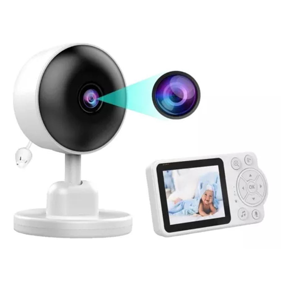 Monitor De Bebé En Pulgadas + Monitoreo Remoto + Cámara Ipc 1