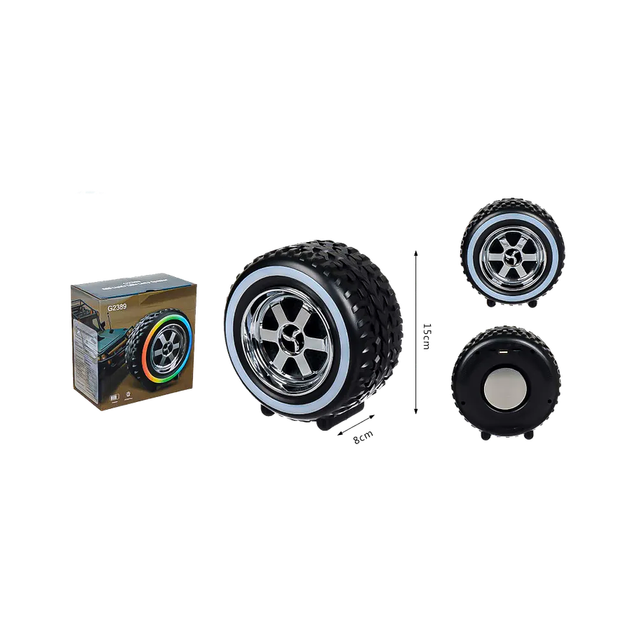 Mini Parlante Altavoz Portatil Llanta  G2389 3