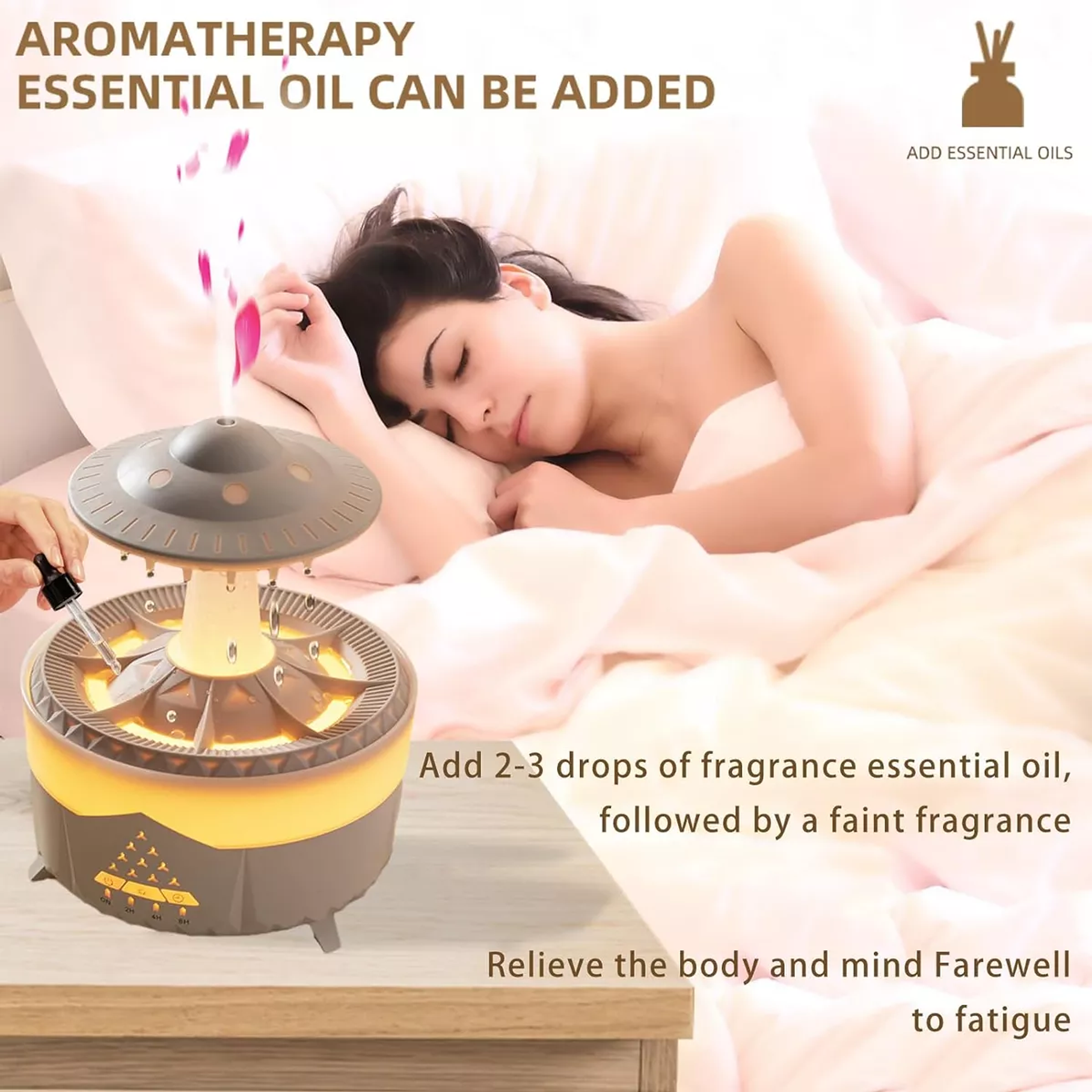 Humidificador De Gotas De Lluvia Para Habitación Grande  6