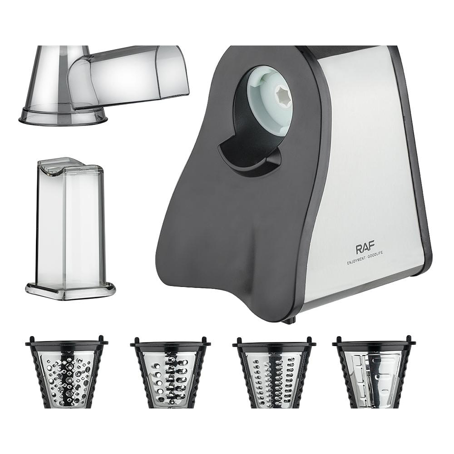 Rebanador Rallador Eléctrico Triturador de Alimentos 2