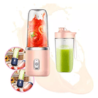 Minibatidora Portátil Doble Vaso cable USB de 300 ml 4