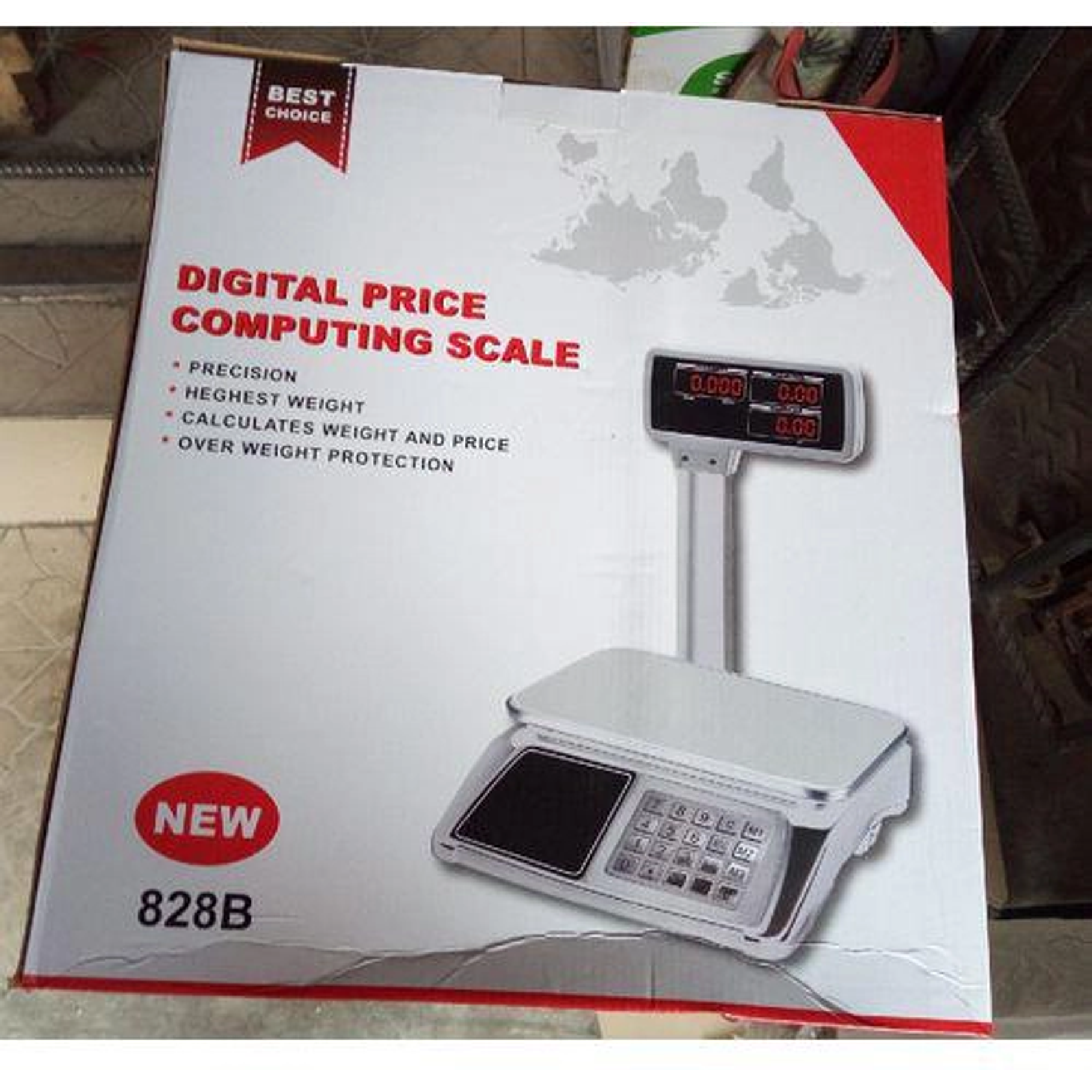 Pesa Digital Electronica Calcula Precio 40kg 3
