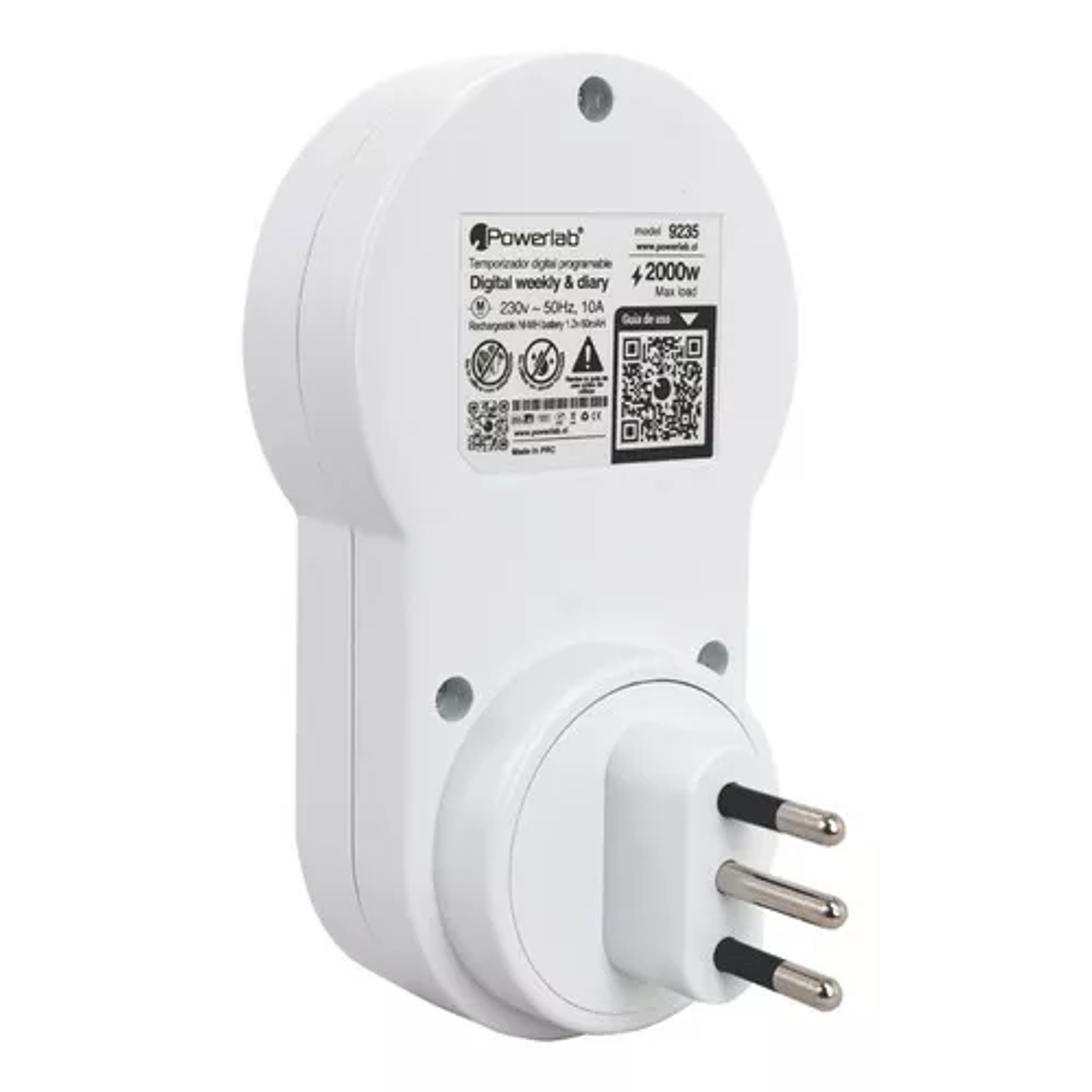 Timer Temporizador Digital Semanal 24/7 Powerlab - 9235 2