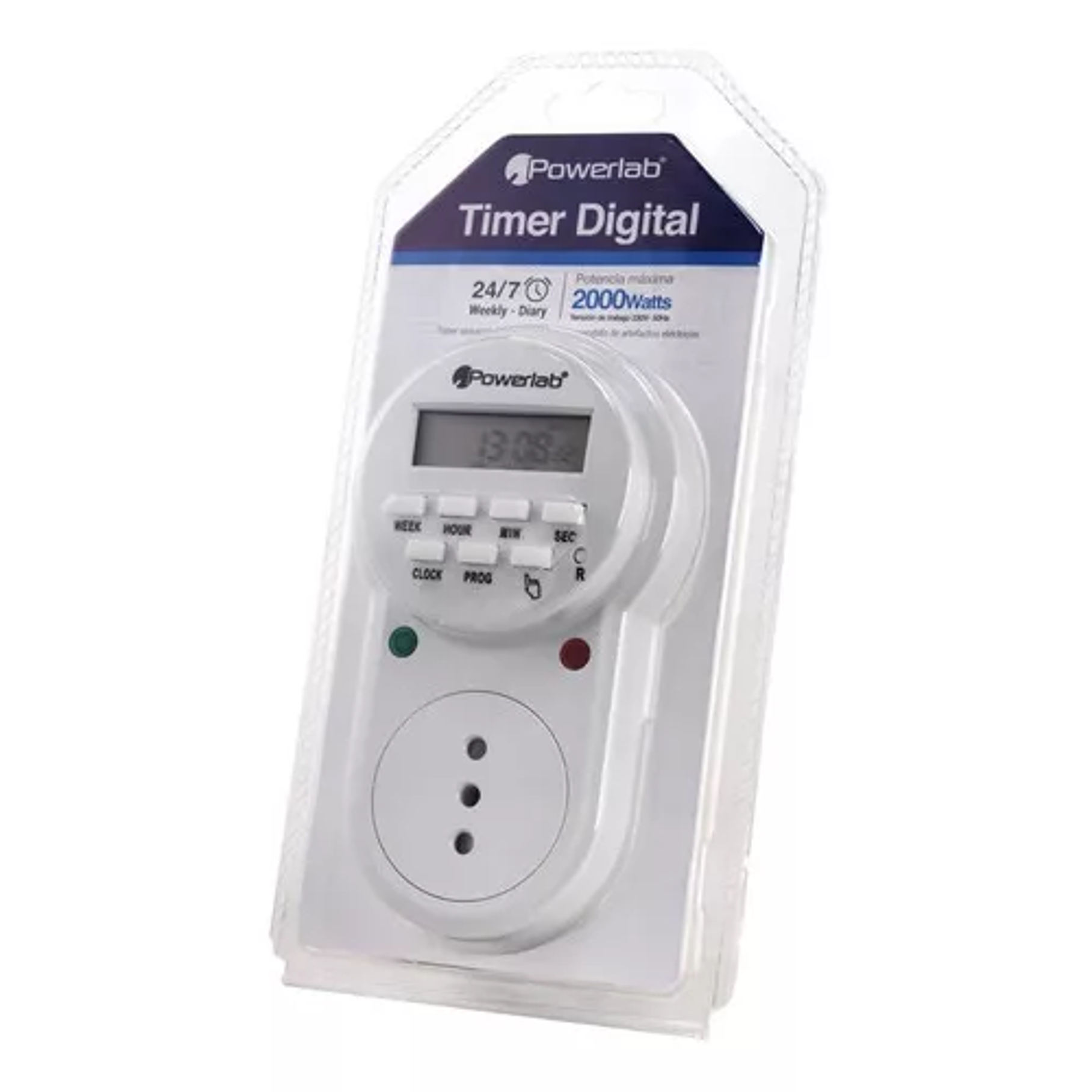 Timer Temporizador Digital Semanal 24/7 Powerlab - 9235 3