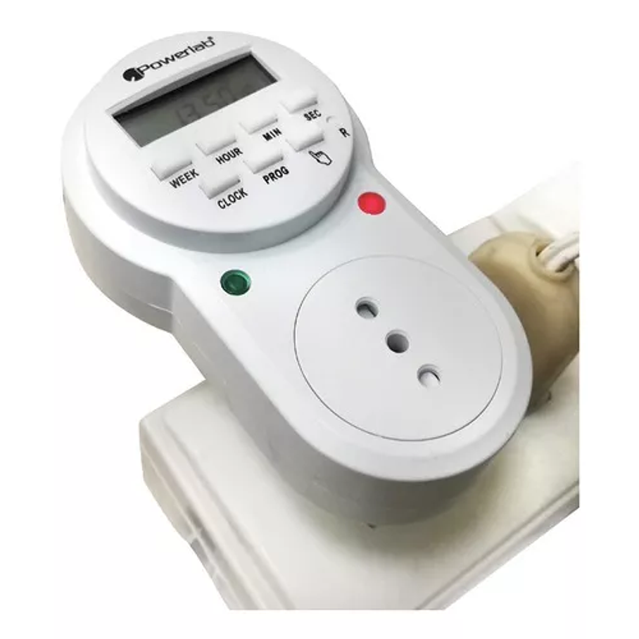 Timer Temporizador Digital Semanal 24/7 Powerlab - 9235 4